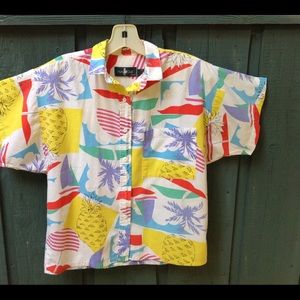 Vintage Hunt Club Hawaiian Blouse